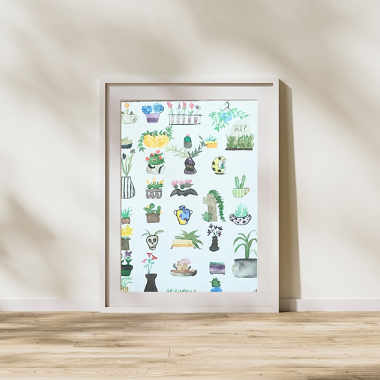 Living Plants print